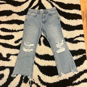 Urban Outfitters BDG Wilco High-Waisted Cropped Flare Jean
